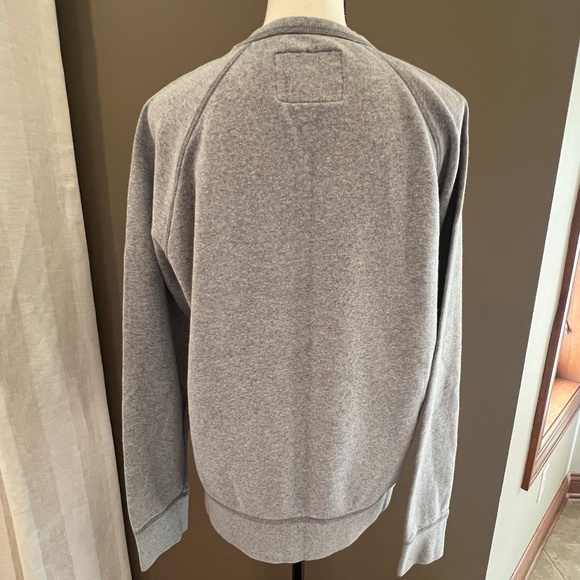 American Eagle USA Sweatshirt Blue & Gray Crew Neck, Size Medium - Picture 4 of 12